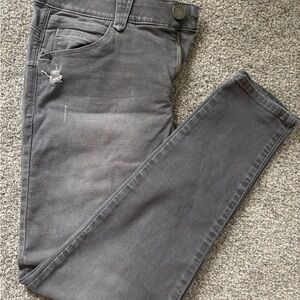 Women’s Democracy Ab Solution Sz 14 Distressed Gray Skinny Jean